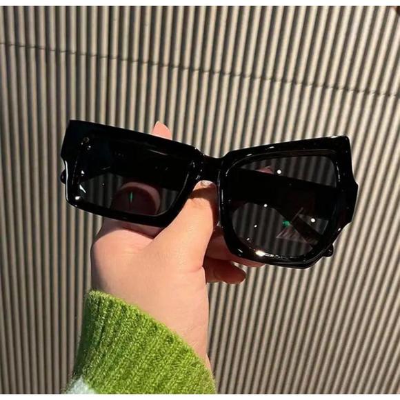 Fashion Irregular Square Sunglasses Funny Party Asymmetrical Sun Glasses - Picture 8 of 12